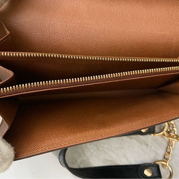 LOUIS VUITTON Monogram Sarah Bifold Wallet to Shoulder Bag 💼 TH0959 - Picture 13 of 15